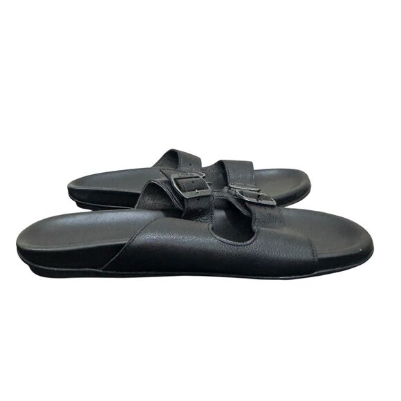NAOT Mens  Santo Soft BLACK Leather Sandal Slides sz. 44 EU/11 US NICE main image 10